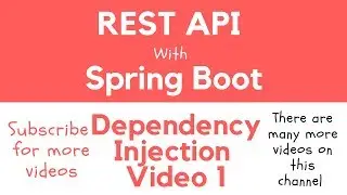 REST API with Spring Boot - Dependency Injection. A practical example.