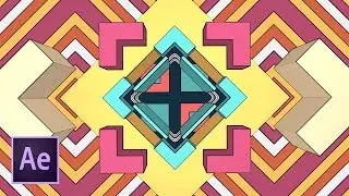 3D шейпы в After Effects VJ loop tutorial