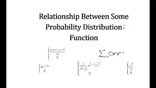 Gamma, Exponential, Chi Square, Binomial and Bernoulli Distribution: Summary of their relationship