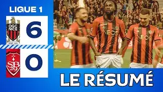 Nice - Brest | 6-0 | Highlights | Ligue 1 2024-25 | nice brest