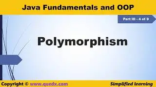 Java Fundamentals and OOP Part III (4 of 9) - Polymorphism