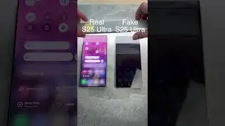 Fake Galaxy S25 Ultra vs Real – Brightness Test!  Can You Spot the Difference? 