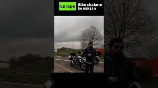 Indians experience of bike ride in Europe - 0°c mei bike chalayi