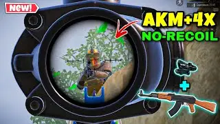 Unbelievable Akm + 4x No Recoil Spray 😯 | Pubg Metro Royale Chapter 8