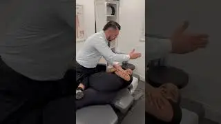Lower back chiropractic adjustment 