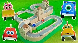 ПРЕМЬЕРА — Машинки Мокас гоняют по КИТАЙСКОЙ СТЕНЕ 🏎️ Веселые мультики про машинки для детей