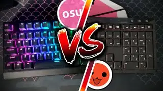 Taiko's Cheater Keyboard vs osu's Cheater Keyboard | BFKB113PBK vs Wooting Two HE Taiko Comparison