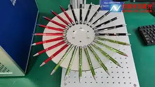 Laser marking machine for pen engraving with pen rotating disk