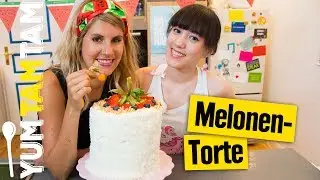 Wassermelonen-Torte // Melone im Tarnanzug // 