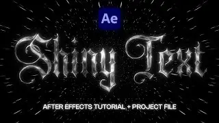 How to Create a Shiny Chrome Text Animation in After Effects