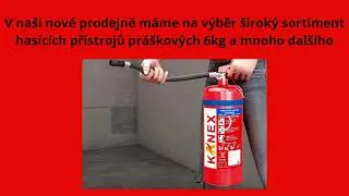 Hasicí přístroj - Hasičský obchod a služby požární ochrany - Bystřice pod Hostýnem 2024