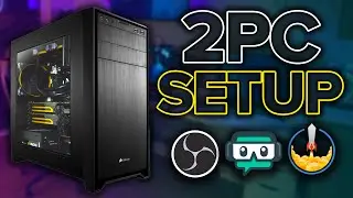 2 PC Streaming & Recording Setup OBS - NO CAPTURE CARD