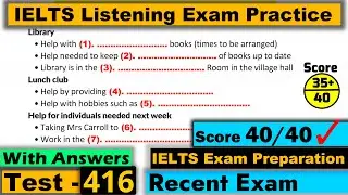 IELTS Listening Practice Test 2024 with Answers [Real Exam - 416 ]