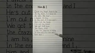 g-eazy him and i lyrics #himandi #geazy #lyrics
