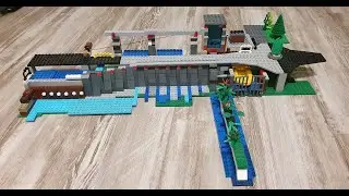 ЛЕГО Мост плoтина (LEGO city in Ukraine) сооружение ГЭС