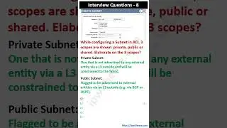 Short Interview Questions - 8 #interviewquestions #itjobs #networkengineer #cisconetworking #cisco