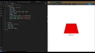 CSS Tutorial: Trapezium Shape 