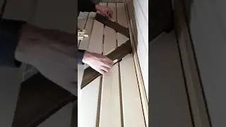 Делаю спинку полка в сауну. 