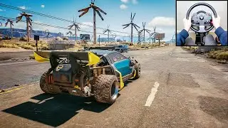 Cyberpunk 2077 | Mizutani Shion Coyote | Steering Wheel | GamePlay PC