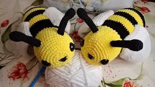 МК. Пчёлка вязаная крючком