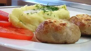 Котлеты с молочным соусом видео рецепт. Книга о вкусной и здоровой пище