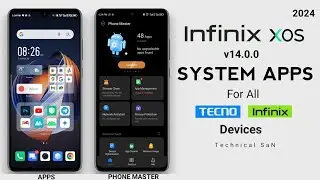 Infinix XOS 14 System Apps update for all infinix and Tecno devices 🔥
