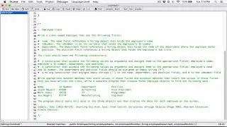 6.1. (Part 1) Employee Class - Java - ❤️ SOLUTIONS MOVED TO DISCORD ❤️