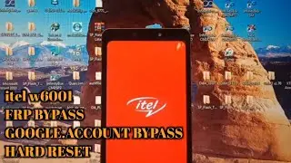 Itel W6001 ( hard reset ) google account bypass