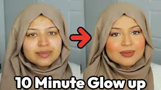 10 MINUTE GLAM MAKEUP TRANSFORMATION | HOW TO GET GLAM IN 10 MINUTES!