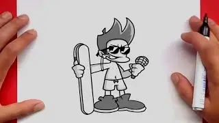 How to Draw Beach Brother FnF | Friday Night Funkin mod