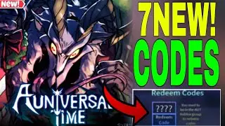 ⚠️NEW YEAR✨UPD⚠️A UNIVERSAL TIME CODES - A UNIVERSAL TIME CODES 2024 - ROBLOX A UNIVERSAL TIME CODES