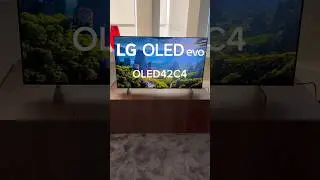 LG TV | Unboxing LG OLED evo Serie C4 42’’ | Showroom Milano