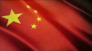 China Flag Green Screen, China Flag Waving, China Flag Animation, Free Use