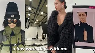 A FEW WORK DAYS WITH ME- Moncler Show, LFW & photoshoot in Poland | Morgan Fernandez