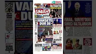 Sabah Gazetesi 1. Sayfa - 31 Aralık 2024