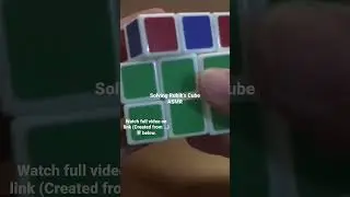 Solving Rubik’s Cube ASMR