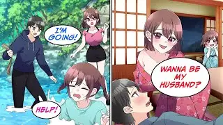 [Manga Dub] I saved a mother and daughter from drowning while camping [RomCom]