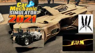 Batmobile Renovation Car Mechanic Simulator 2021 (Mod)