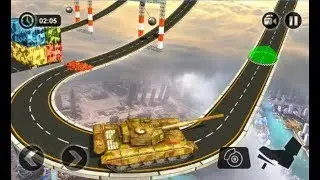 Impossible Army Tank Driving Simulator Tracks / Army Training Game / Android Gameplay Video