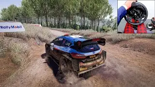 WRC 10 | Ford Fiesta WRC | Steering Wheel + H-Shifter | GamePlay