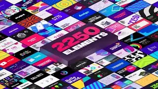 750+ Graphic Animation Elements Pack - After Effects & Premiere Pro Template