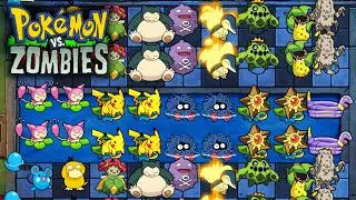 PvZ Pokémon vs Zombies | Pikachu, Cacnea, Psyduck, Simpsons, Pink Panther & More | Download