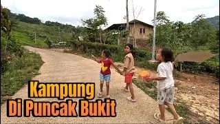 Amazing, Indah Bak Lukisan Pesona Kampung Di Atas Bukit Perkebunan Teh‼️