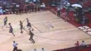 Aaron Brooks for three. Summer League '07 first look (+ PA announcer call)