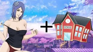 Naruto characters school mode