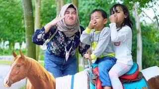 DRAMA | KUDA NYA EE  😱 NAIK Kuda Dan Main Rumah Ballon | Ali Vlog