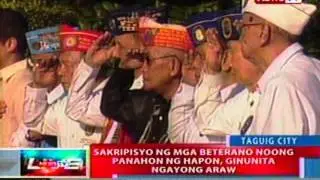 NTL: Sakripisyo ng mga beterano noong panahon ng Hapon, ginunita ngayong araw sa Taguig