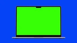 Laptop animation green screen - Free 4k stock footage 