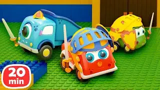 Машинки рыцари защищают замок! Видео для детей про машинки. Мультики для малышей