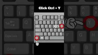 Keyboard Shortcut | Redo (Ctrl + Y)